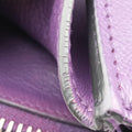 Twin Pocket Winged Tote Purple Leather BN2619 103ツイン ポケット ウィング トート パープル レザー BN2619 103