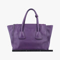 Twin Pocket Winged Tote Purple Leather BN2619 103ツイン ポケット ウィング トート パープル レザー BN2619 103