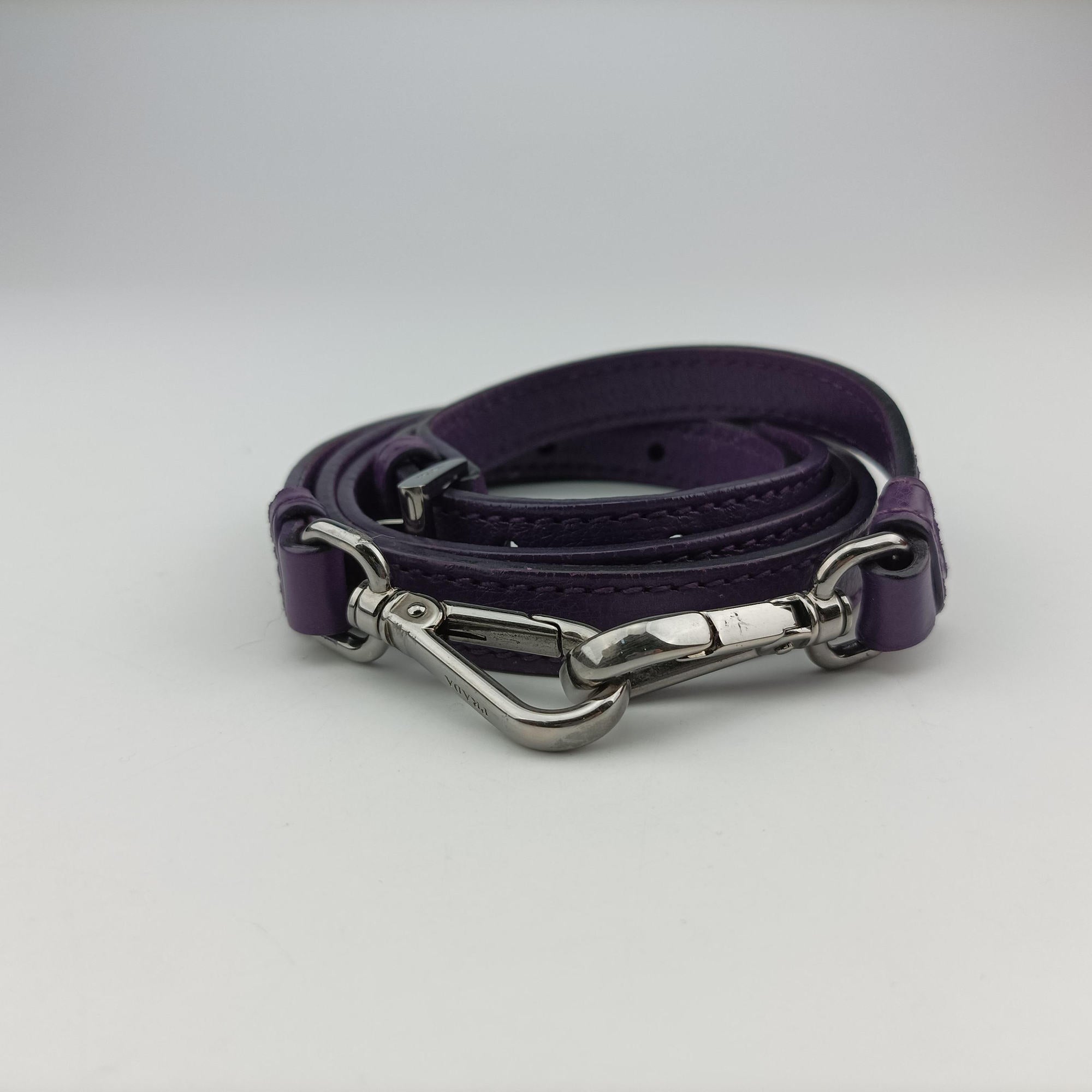 Twin Pocket Winged Tote Purple Leather BN2619 103ツイン ポケット ウィング トート パープル レザー BN2619 103
