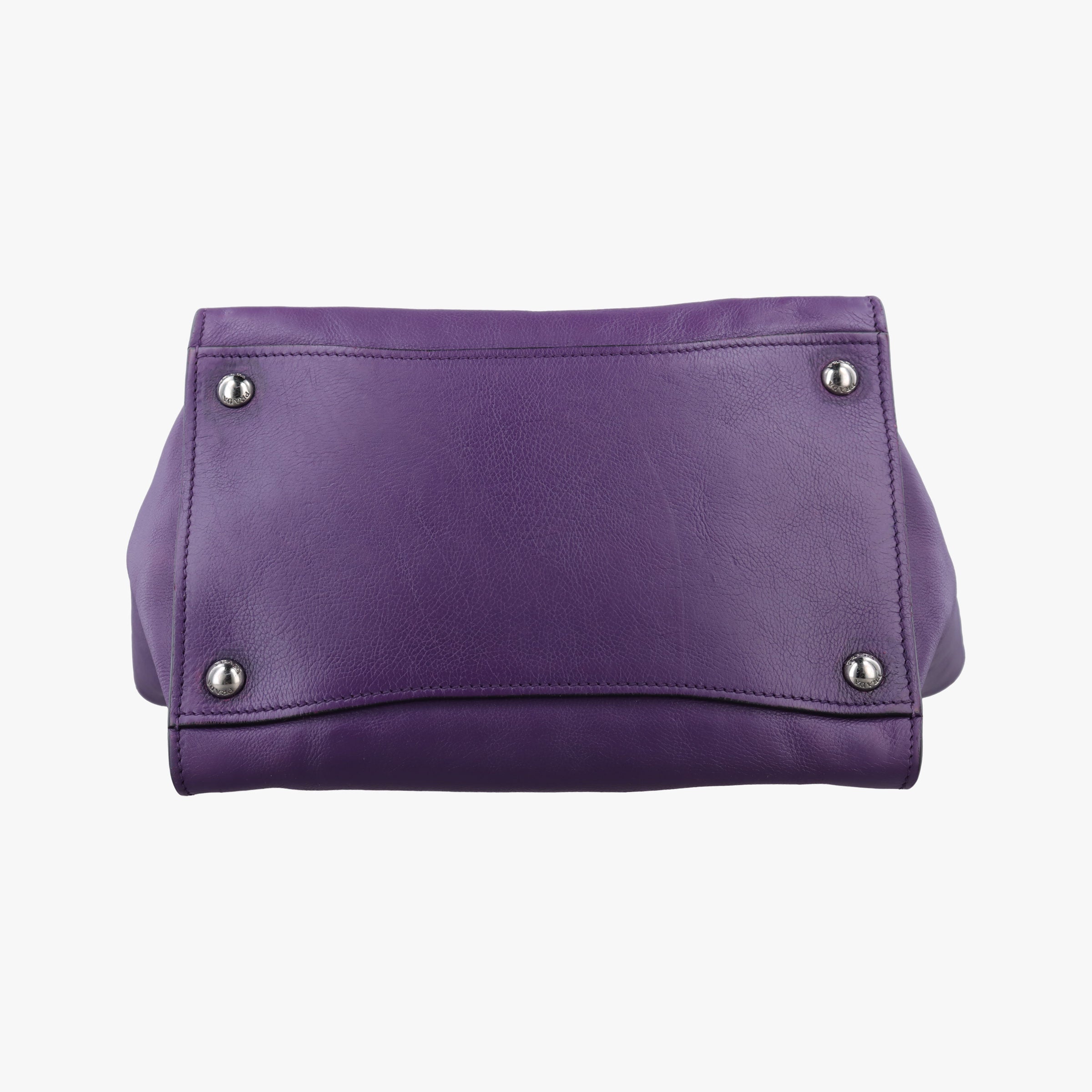 Twin Pocket Winged Tote Purple Leather BN2619 103ツイン ポケット ウィング トート パープル レザー BN2619 103