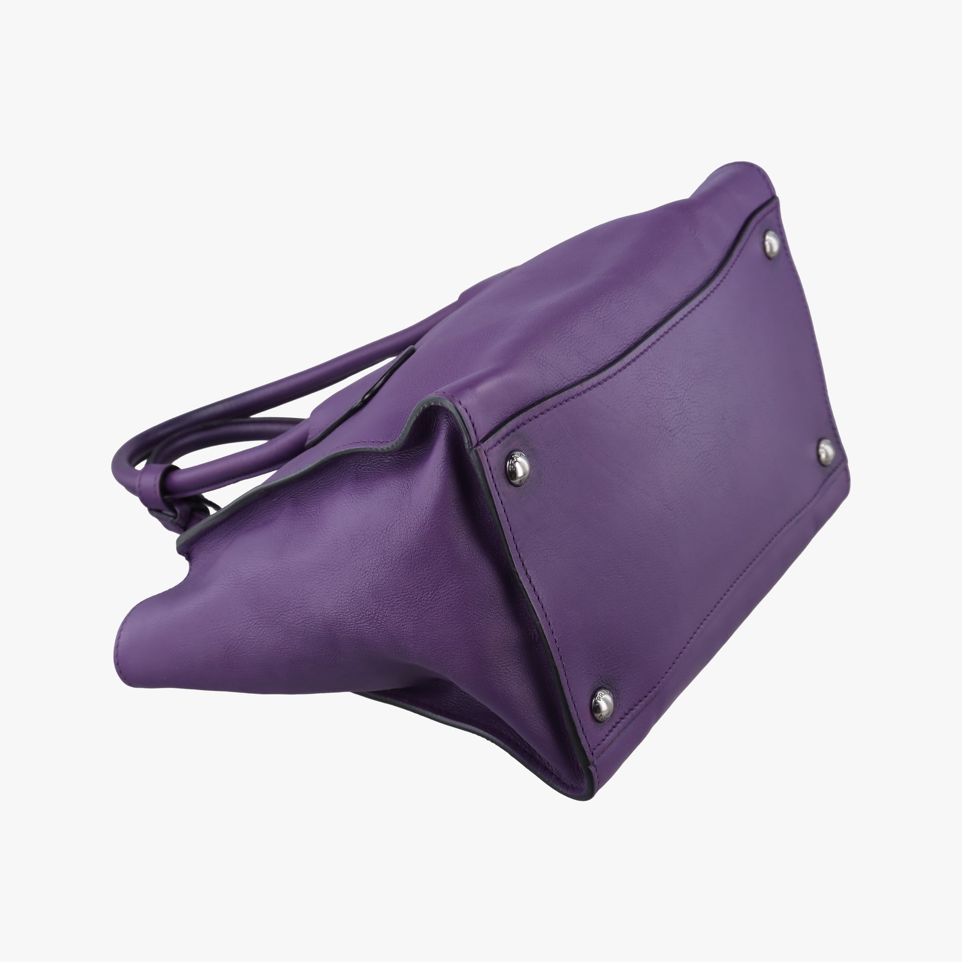 Twin Pocket Winged Tote Purple Leather BN2619 103ツイン ポケット ウィング トート パープル レザー BN2619 103
