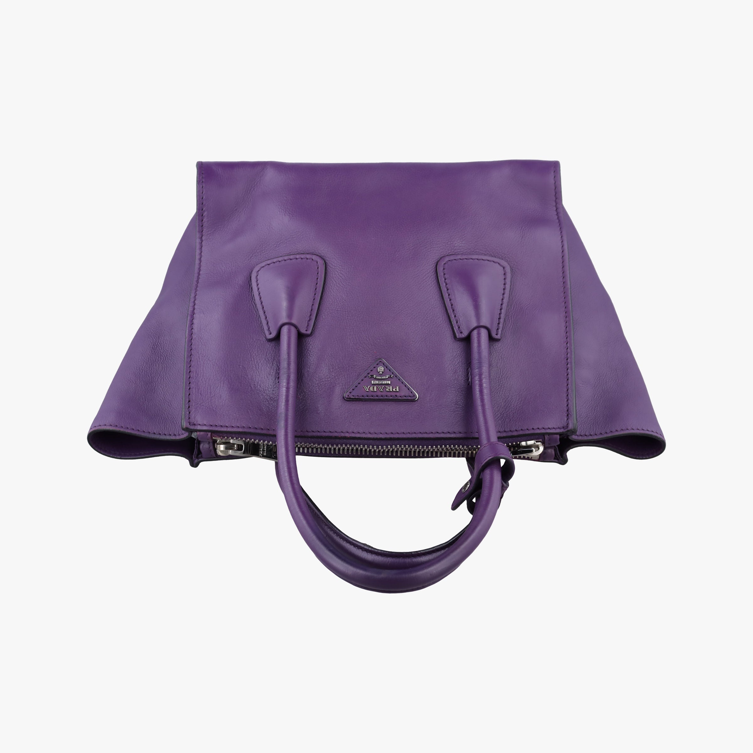 Twin Pocket Winged Tote Purple Leather BN2619 103ツイン ポケット ウィング トート パープル レザー BN2619 103