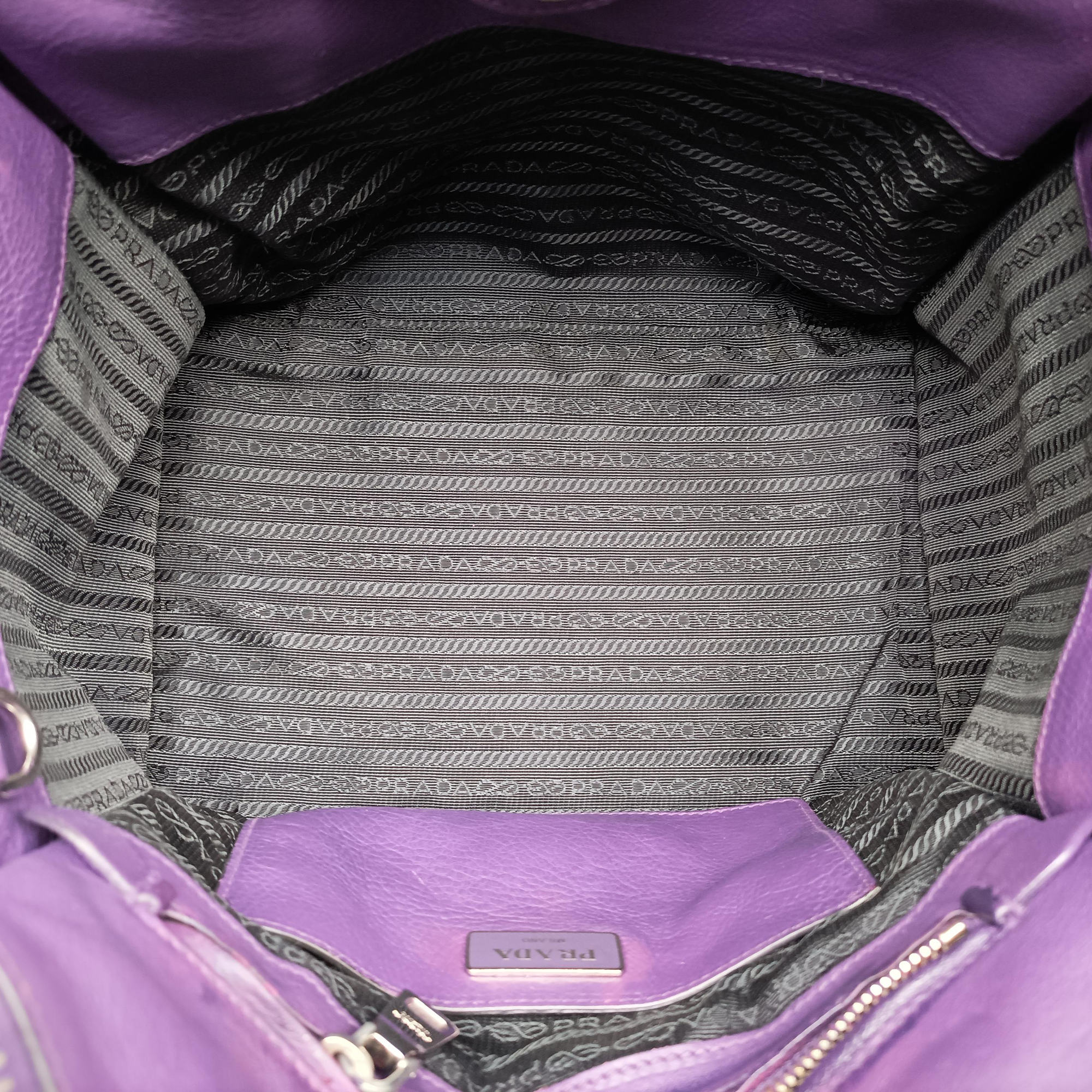 Twin Pocket Winged Tote Purple Leather BN2619 103ツイン ポケット ウィング トート パープル レザー BN2619 103
