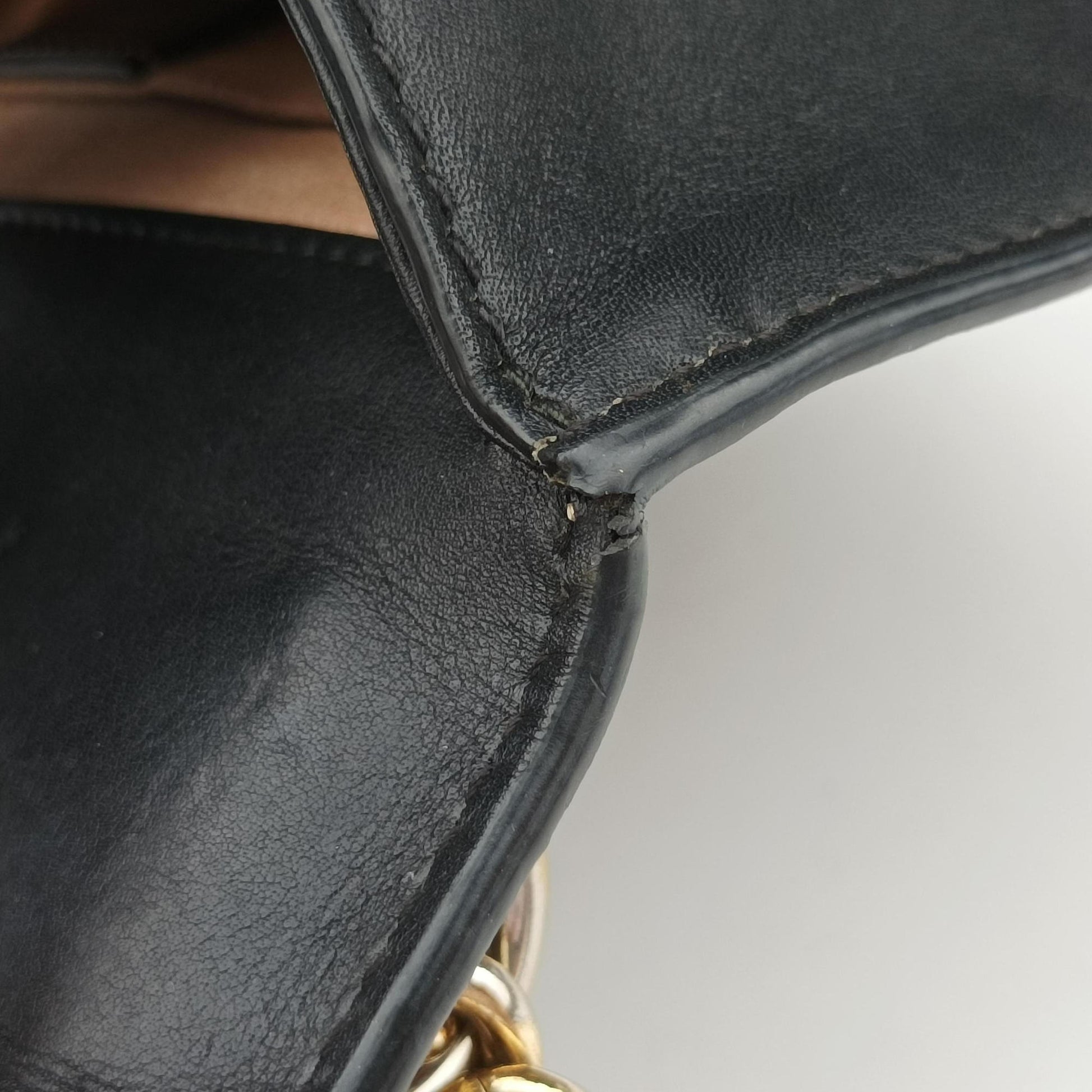 Padlock beige×black PVC coated canvas×Leather 409487 H031554642パドロック ベージュ×ブラック PVCコーティングキャンバス×レザー 409487 H031554642