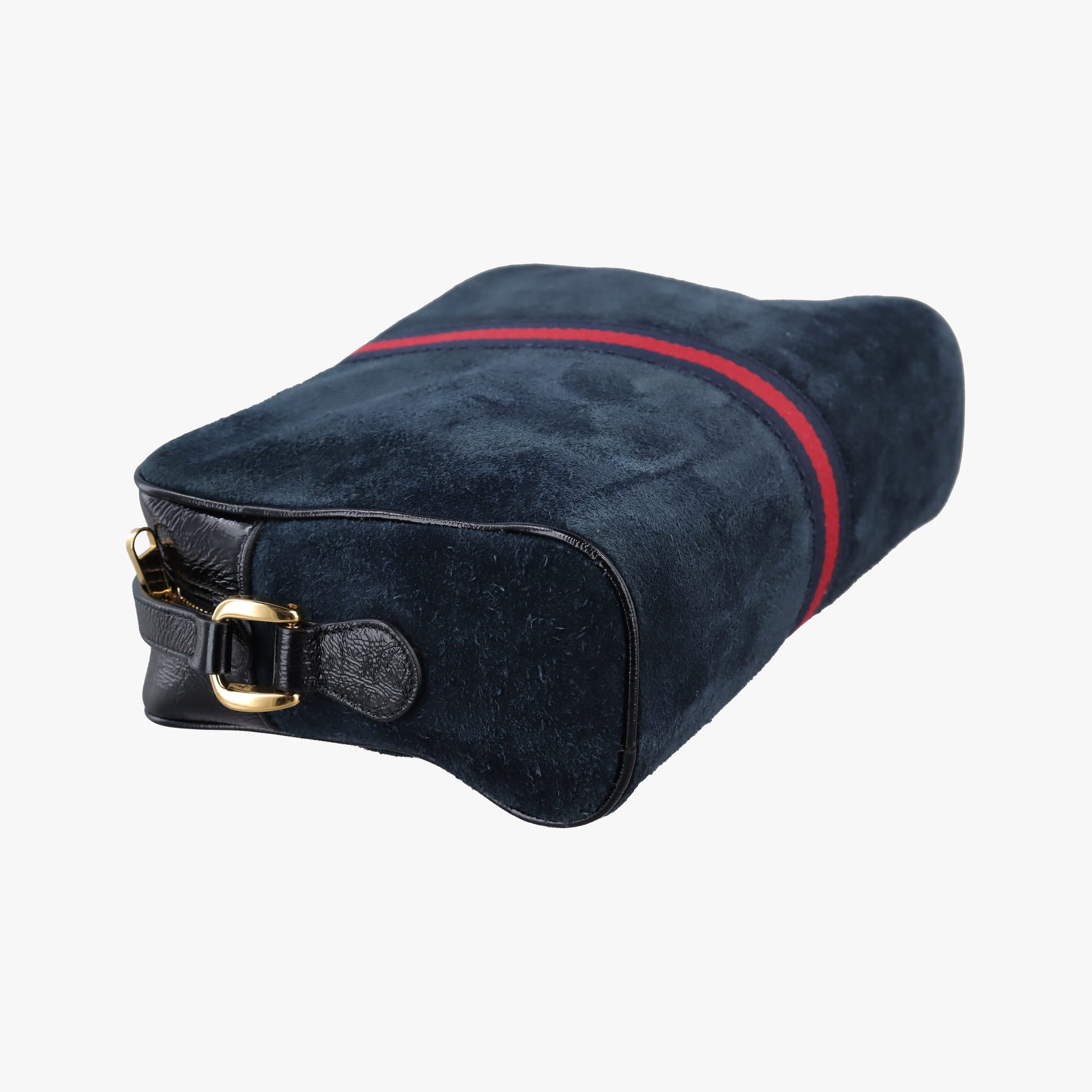 Ophidia Navy×black Suede×leather 517080 C024447651オフィディア ネイビー×ブラック スエード×レザー 517080 C024447651