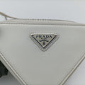 Triangle Chain Pouch White Leather 230-Aトライアングル チェーン ポーチ ホワイト レザー 230-A