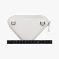 Triangle Chain Pouch White Leather 230-Aトライアングル チェーン ポーチ ホワイト レザー 230-A
