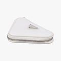 Triangle Chain Pouch White Leather 230-Aトライアングル チェーン ポーチ ホワイト レザー 230-A