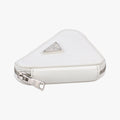 Triangle Chain Pouch White Leather 230-Aトライアングル チェーン ポーチ ホワイト レザー 230-A