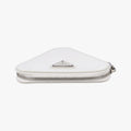 Triangle Chain Pouch White Leather 230-Aトライアングル チェーン ポーチ ホワイト レザー 230-A