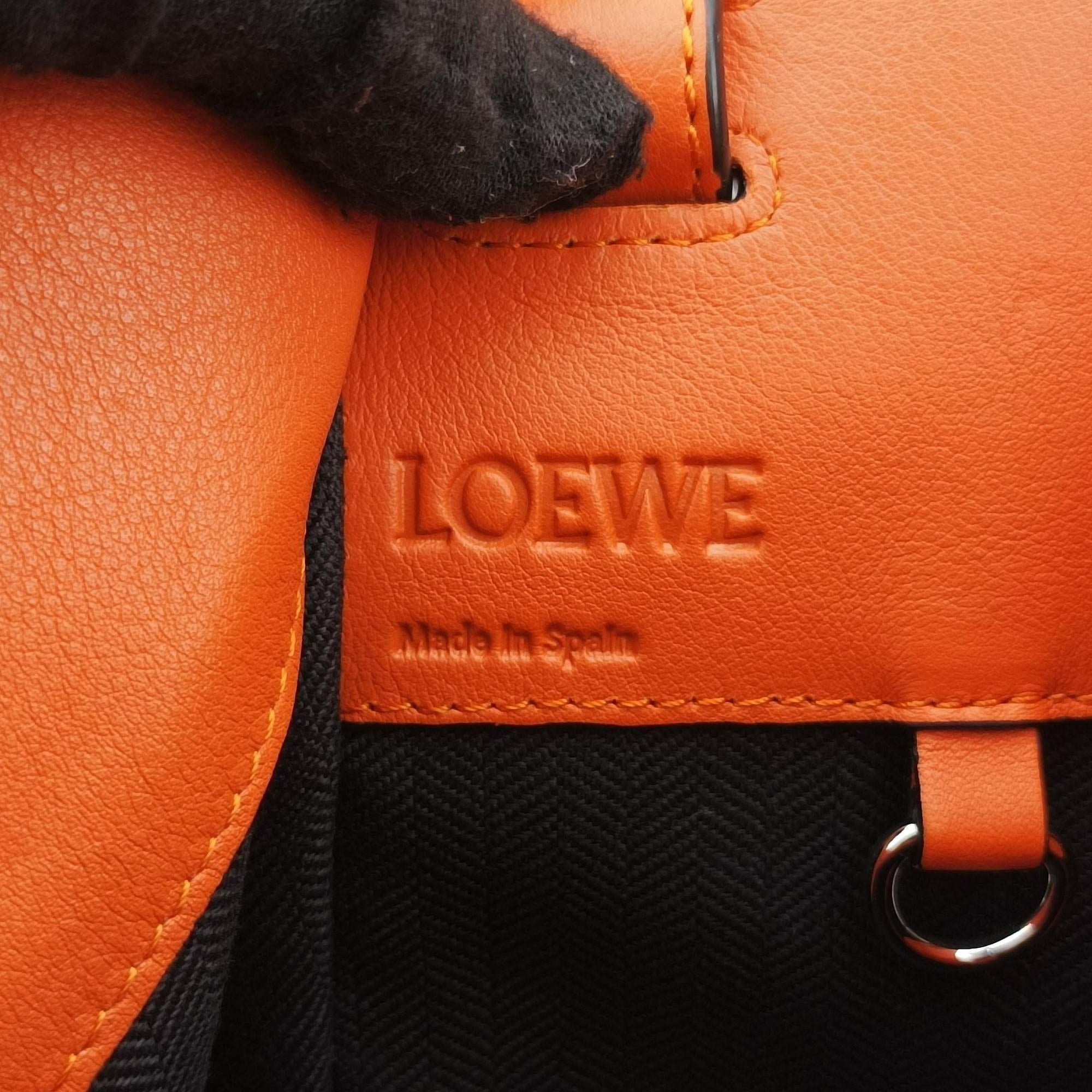 hammock Orange leather 061606ハンモック オレンジ レザー 061606
