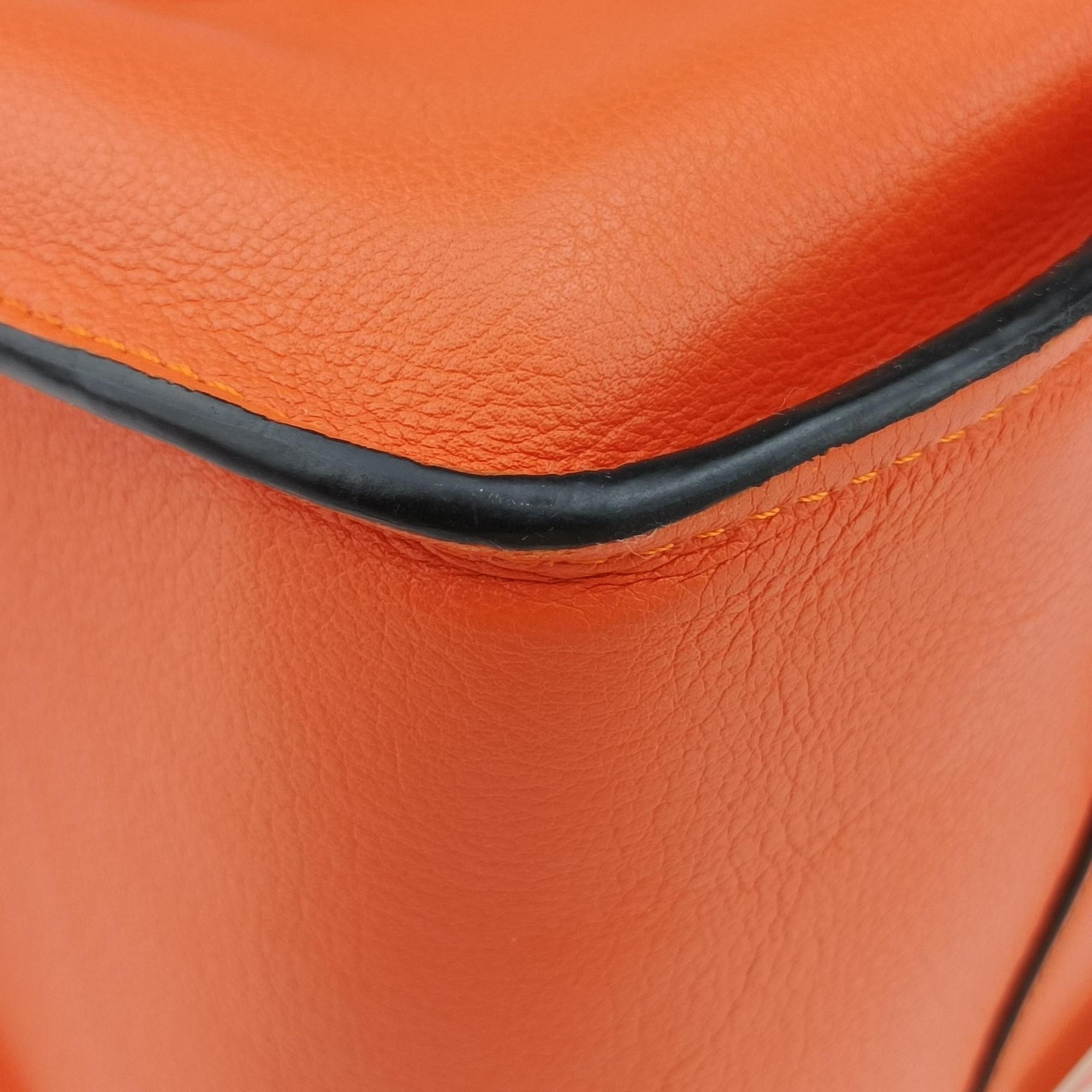 hammock Orange leather 061606ハンモック オレンジ レザー 061606