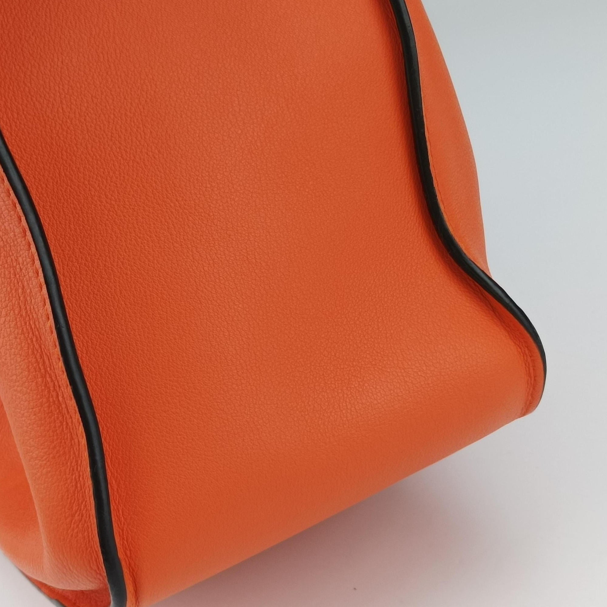 hammock Orange leather 061606ハンモック オレンジ レザー 061606