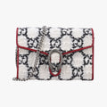 Dionysus Ivory × Red × Black Tweed×Leather 401231 ディオニュソス アイボリー × レッド × ブラック ツイード×レザー 401231 