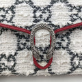 Dionysus Ivory × Red × Black Tweed×Leather 401231 ディオニュソス アイボリー × レッド × ブラック ツイード×レザー 401231 