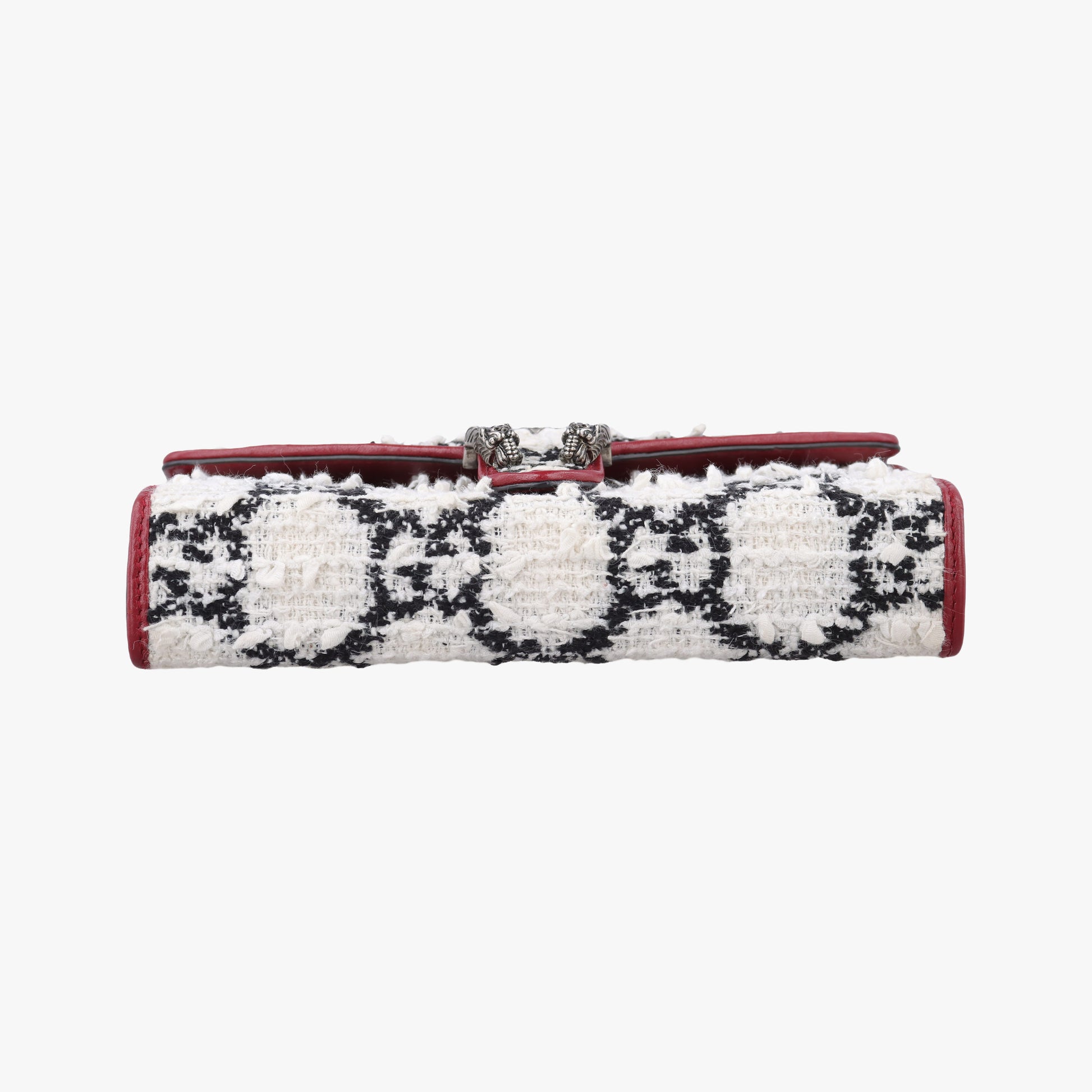 Dionysus Ivory × Red × Black Tweed×Leather 401231 ディオニュソス アイボリー × レッド × ブラック ツイード×レザー 401231 