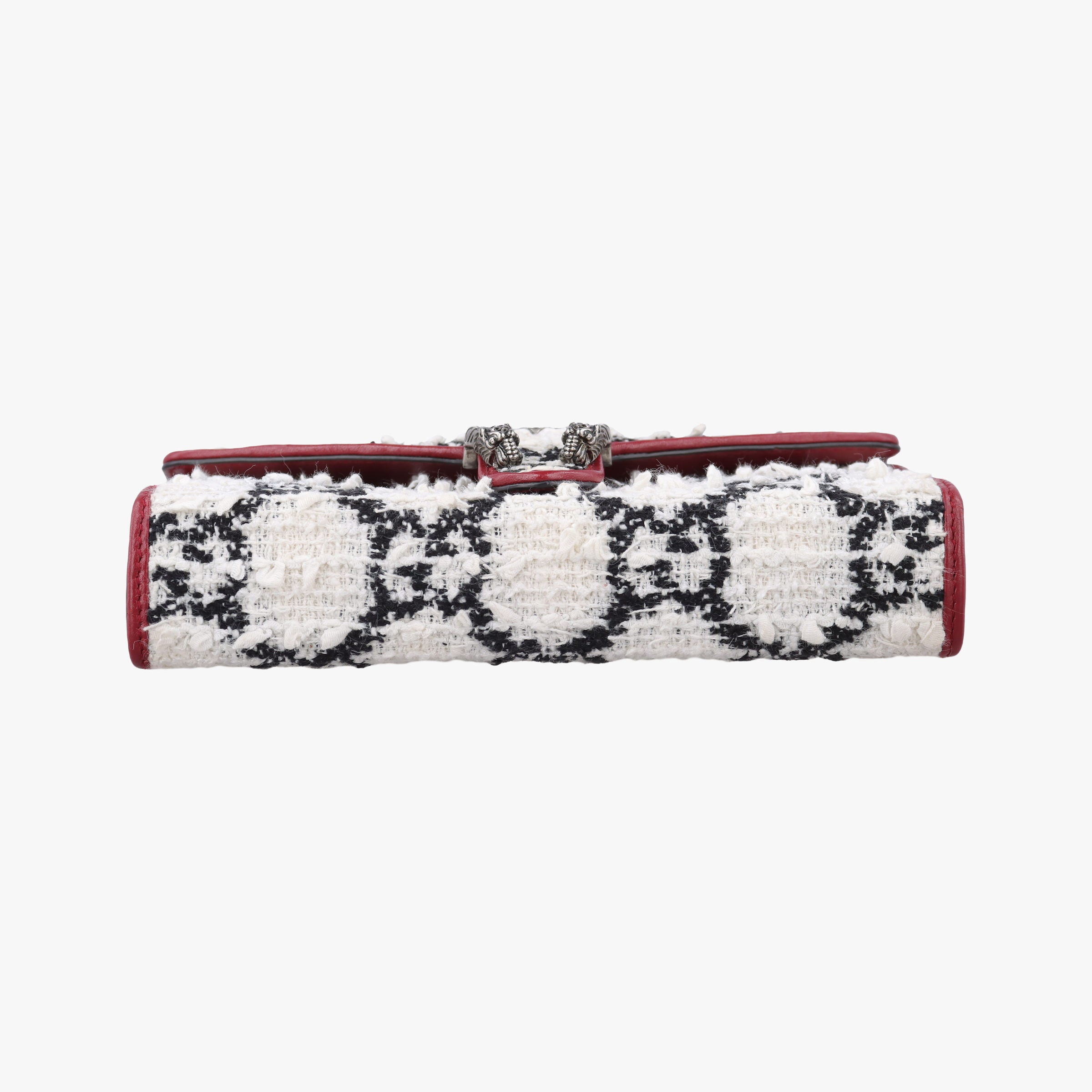 Dionysus Ivory × Red × Black Tweed×Leather 401231 ディオニュソス アイボリー × レッド × ブラック ツイード×レザー 401231 