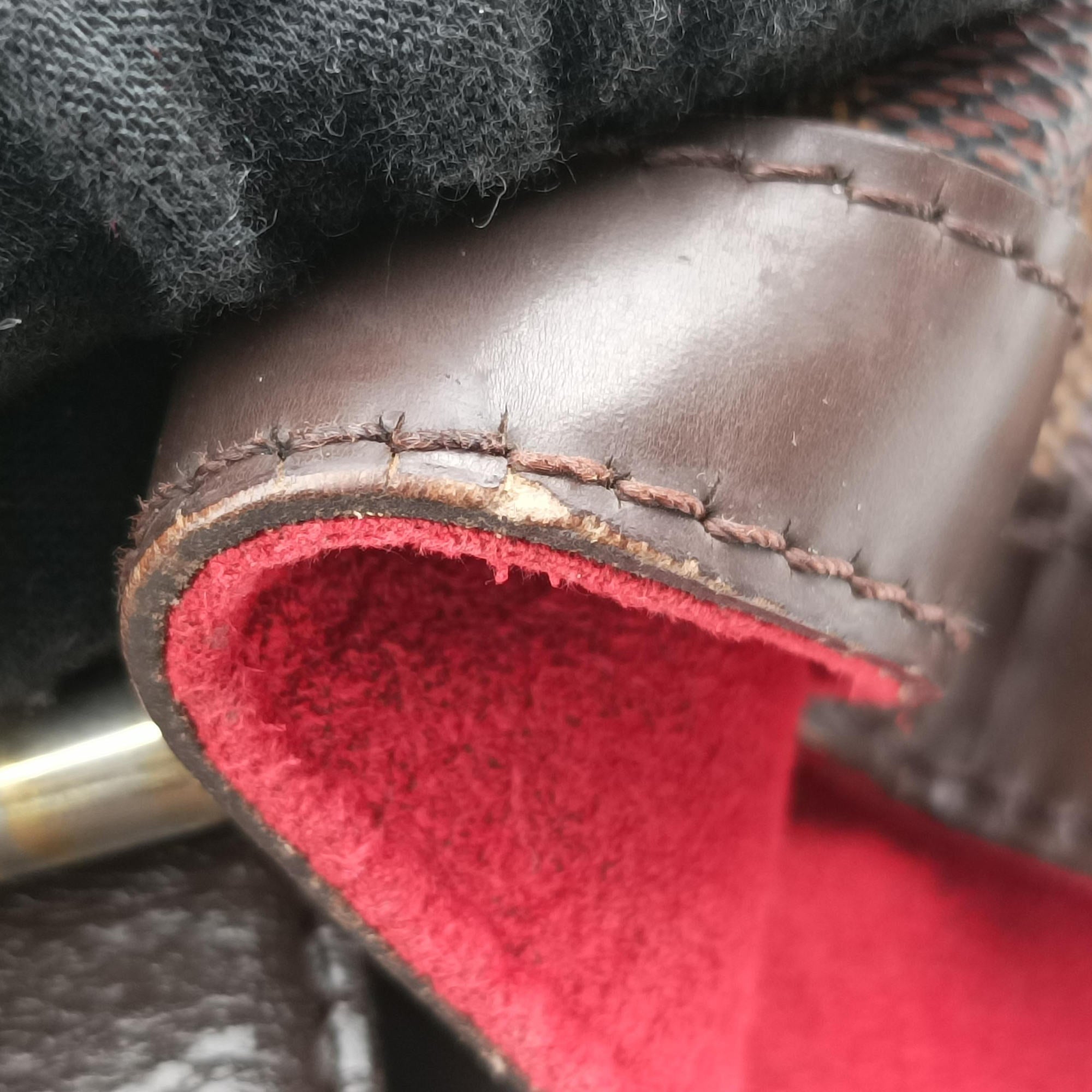 HAMPSTEAD MM EBENE Damier Canvas N51204 Lot number unknownハムプステッドMM エベヌ ダミエキャンバス N51204 製番不明