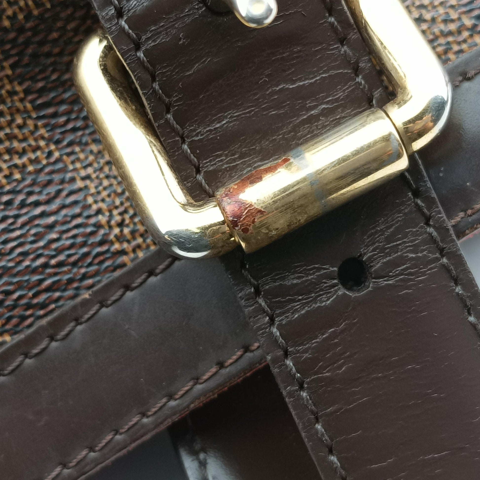 HAMPSTEAD MM EBENE Damier Canvas N51204 Lot number unknownハムプステッドMM エベヌ ダミエキャンバス N51204 製番不明