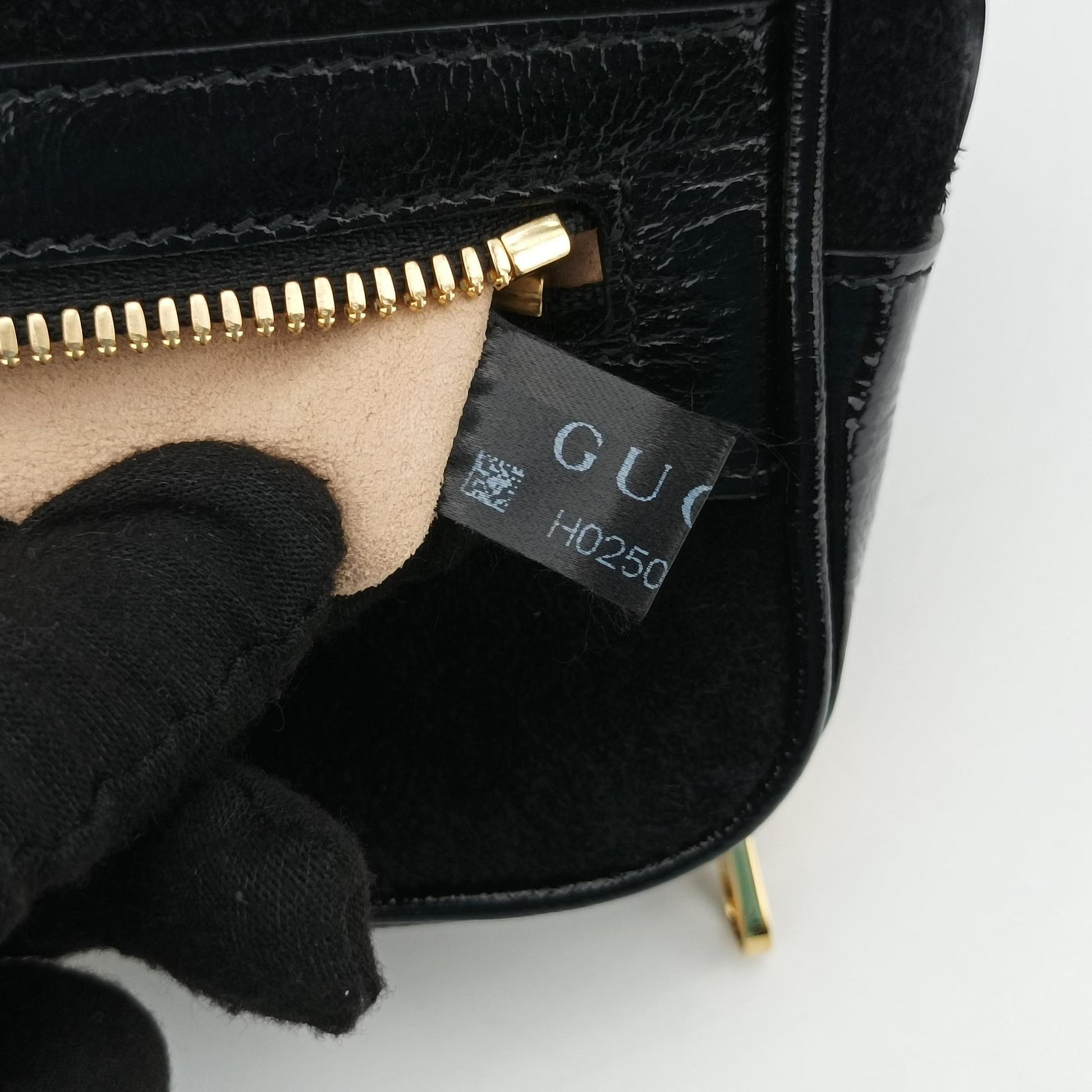 Ophidia Black Suede×leather 517076 H025033549オフィディア ブラック スエード×レザー 517076 H025033549