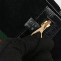 Ophidia Black Suede×leather 517076 H025033549オフィディア ブラック スエード×レザー 517076 H025033549