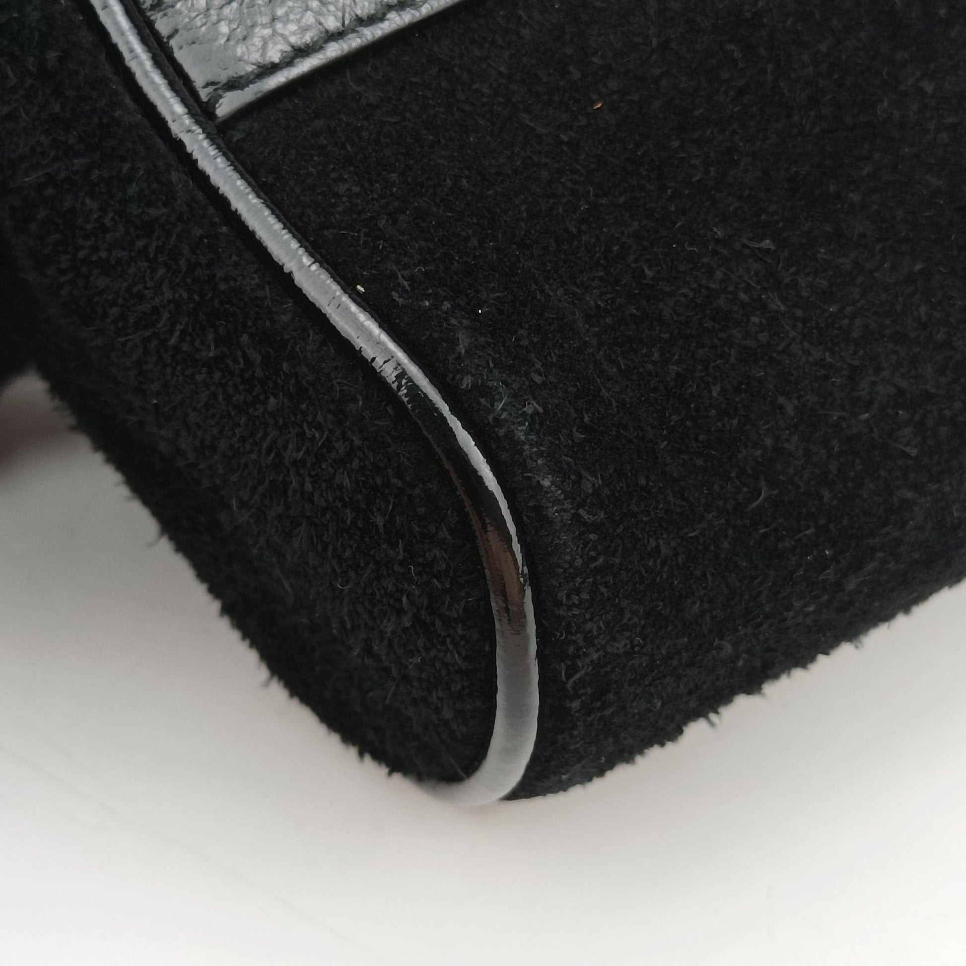 Ophidia Black Suede×leather 517076 H025033549オフィディア ブラック スエード×レザー 517076 H025033549