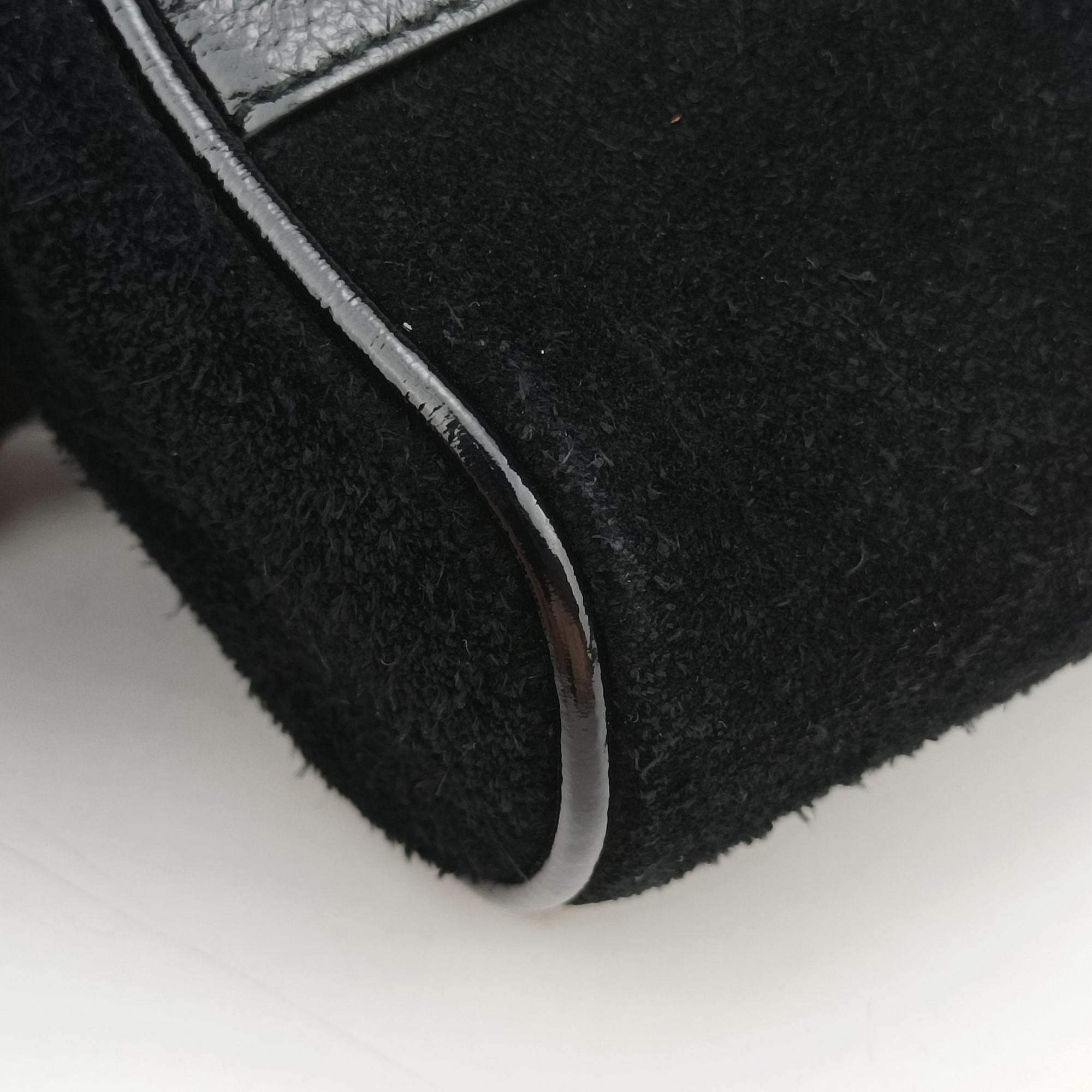 Ophidia Black Suede×leather 517076 H025033549オフィディア ブラック スエード×レザー 517076 H025033549