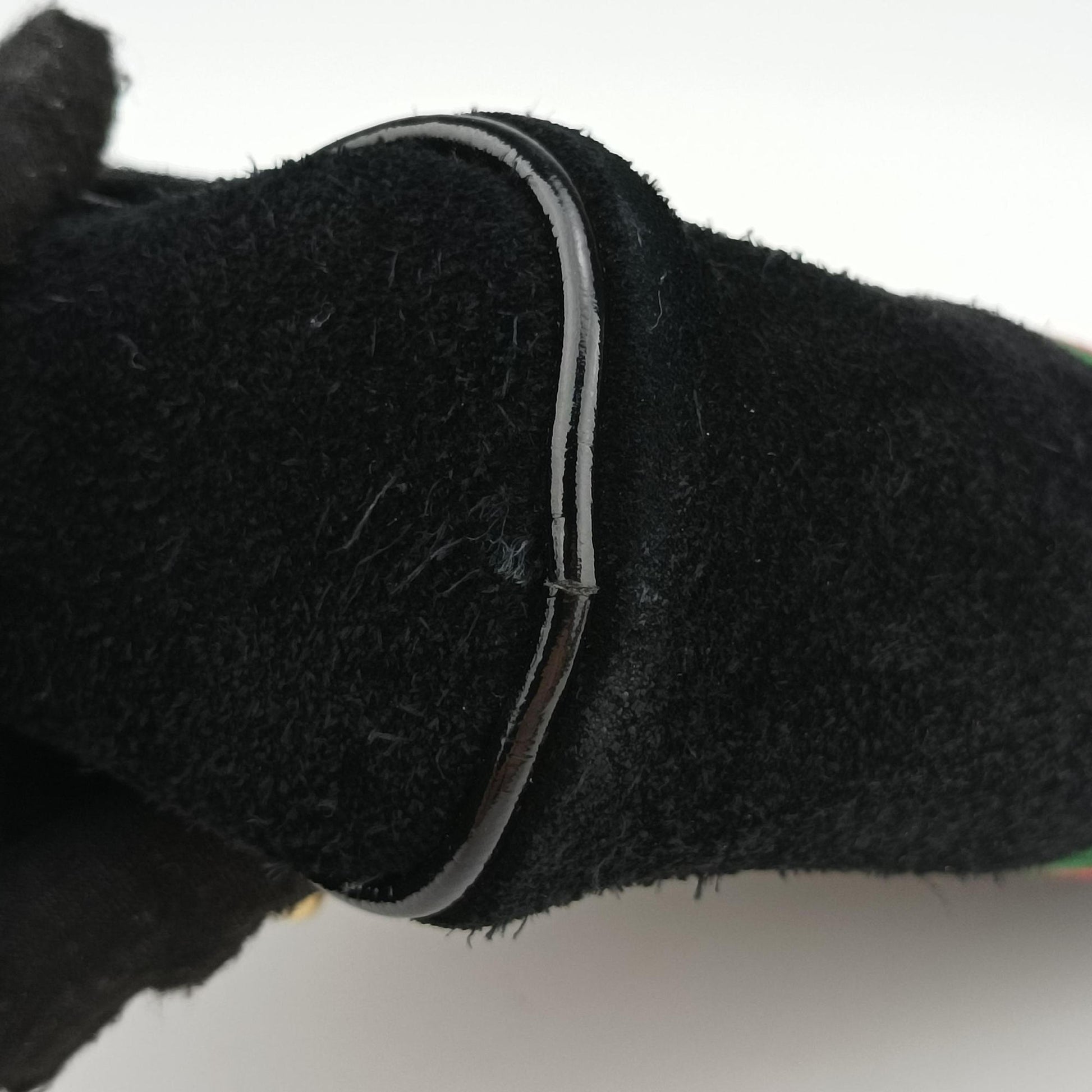 Ophidia Black Suede×leather 517076 H025033549オフィディア ブラック スエード×レザー 517076 H025033549