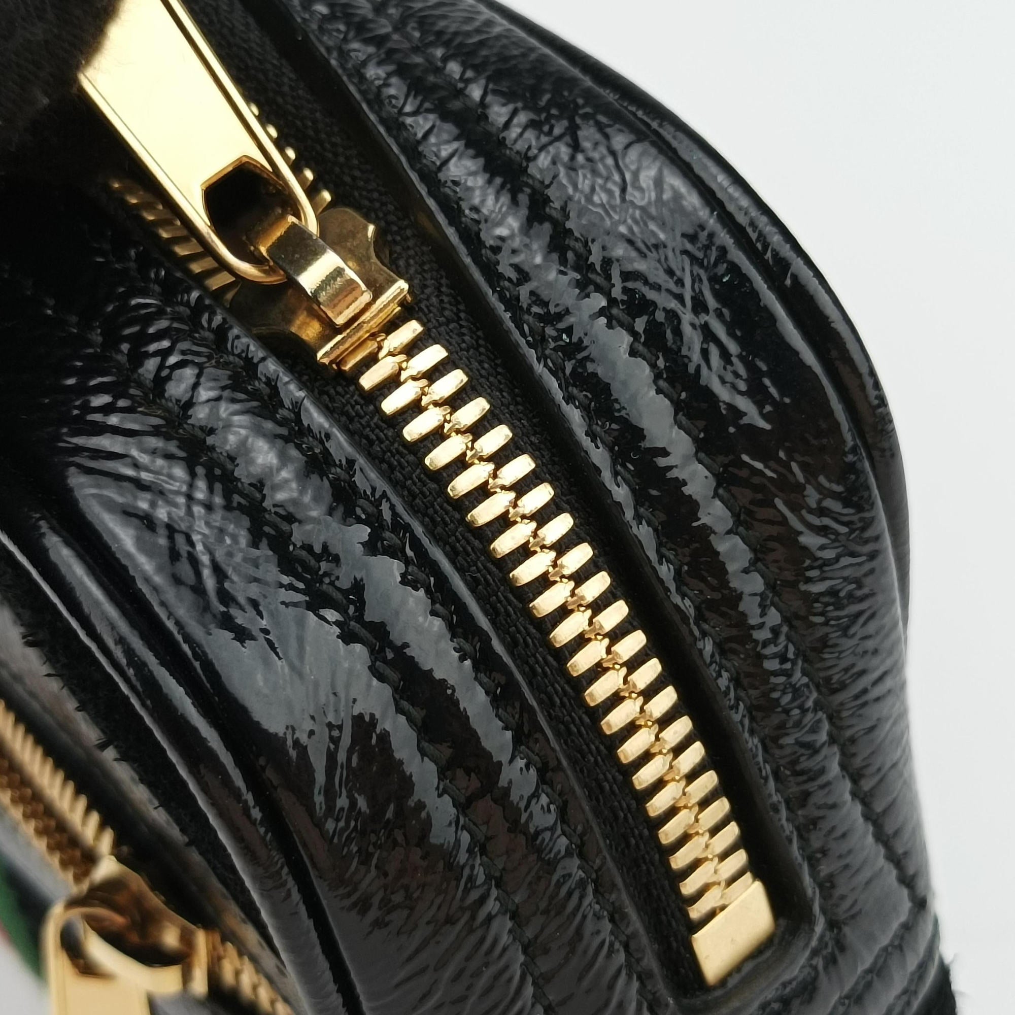 Ophidia Black Suede×leather 517076 H025033549オフィディア ブラック スエード×レザー 517076 H025033549