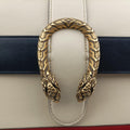 Dionysus bamboo White×navy×red Leather 448075 F021308165ディオニュソス バンブー ホワイト×ネイビー×レッド レザー 448075 F021308165