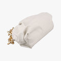THE Chain Pouch White lambskin B08930648Vザ チェーン ポーチ ホワイト ラムスキン B08930648V