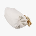 THE Chain Pouch White lambskin B08930648Vザ チェーン ポーチ ホワイト ラムスキン B08930648V