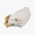 THE Chain Pouch White lambskin B08930648Vザ チェーン ポーチ ホワイト ラムスキン B08930648V