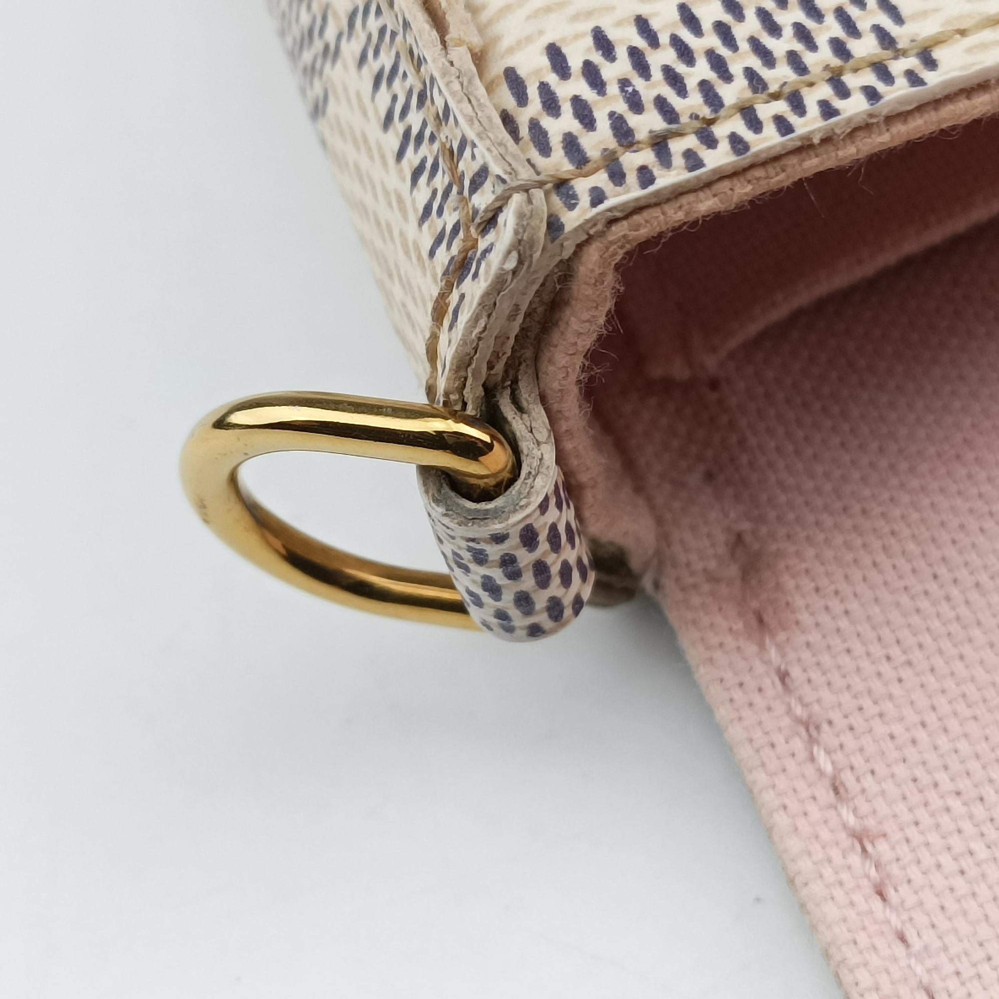 Pochette Felicie Azur Damier Canvas N63106 MI1156ポシェットフェリシー アズール ダミエキャンバス N63106 MI1156