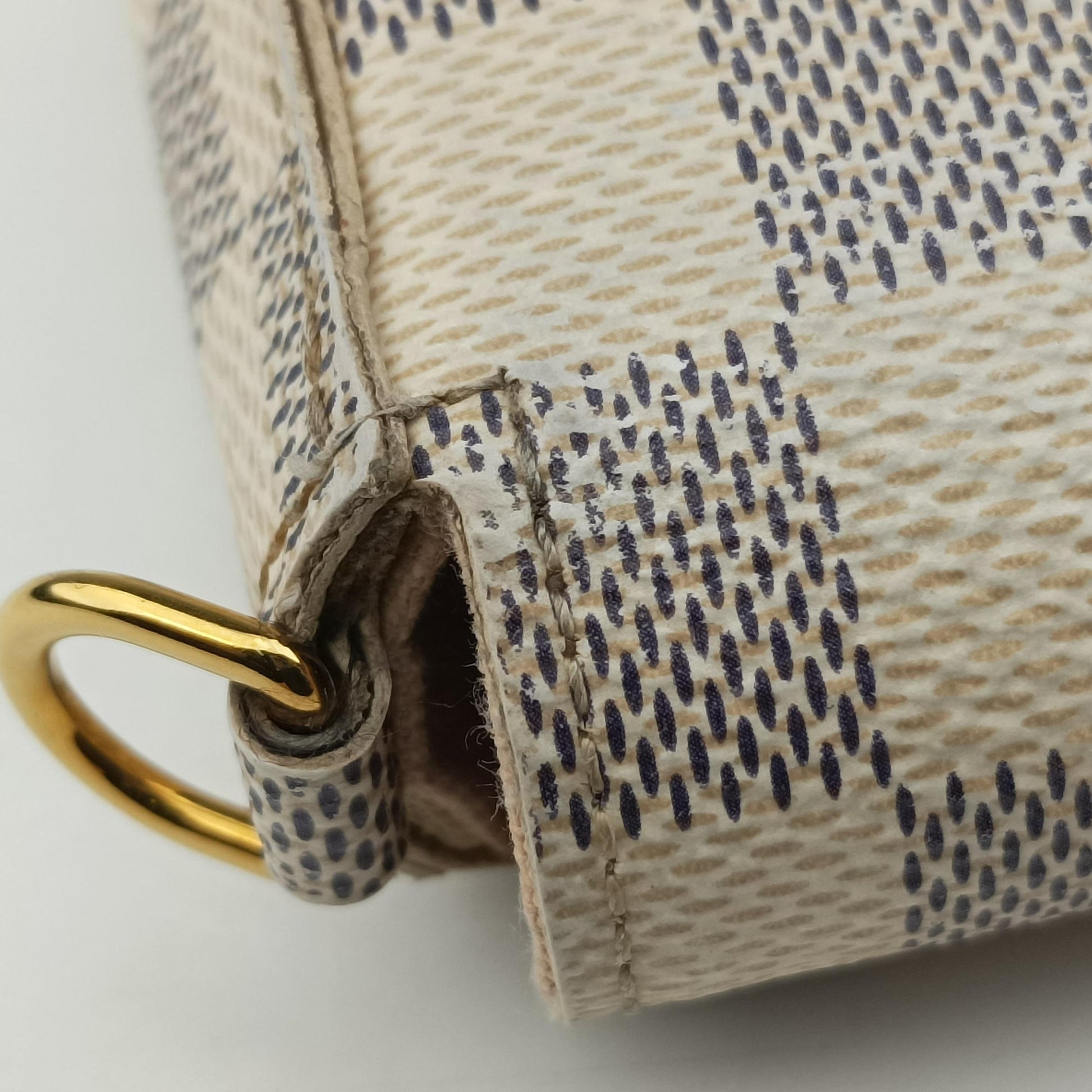 Pochette Felicie Azur Damier Canvas N63106 MI1156ポシェットフェリシー アズール ダミエキャンバス N63106 MI1156