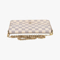 Pochette Felicie Azur Damier Canvas N63106 MI1156ポシェットフェリシー アズール ダミエキャンバス N63106 MI1156