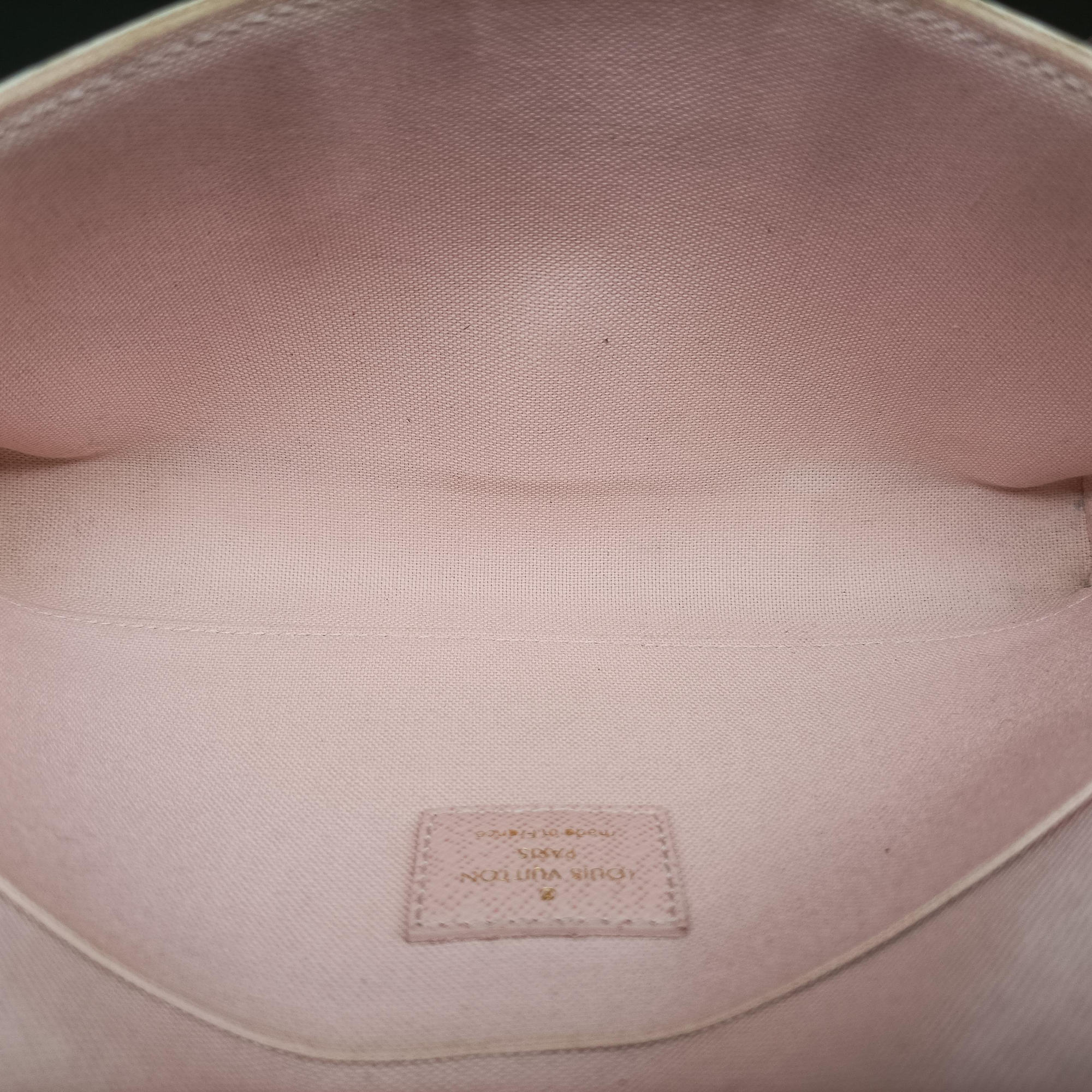 Pochette Felicie Azur Damier Canvas N63106 MI1156ポシェットフェリシー アズール ダミエキャンバス N63106 MI1156
