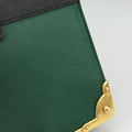 Cahier Green×black Leather 1BD045 25カイエ グリーン×ブラック レザー 1BD045 25