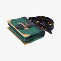 Cahier Green×black Leather 1BD045 25カイエ グリーン×ブラック レザー 1BD045 25
