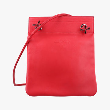 Sac Aline mini Red lambskin D AM 003 UHサック アリーヌ ミニ レッド ラムスキン D AM 003 UH