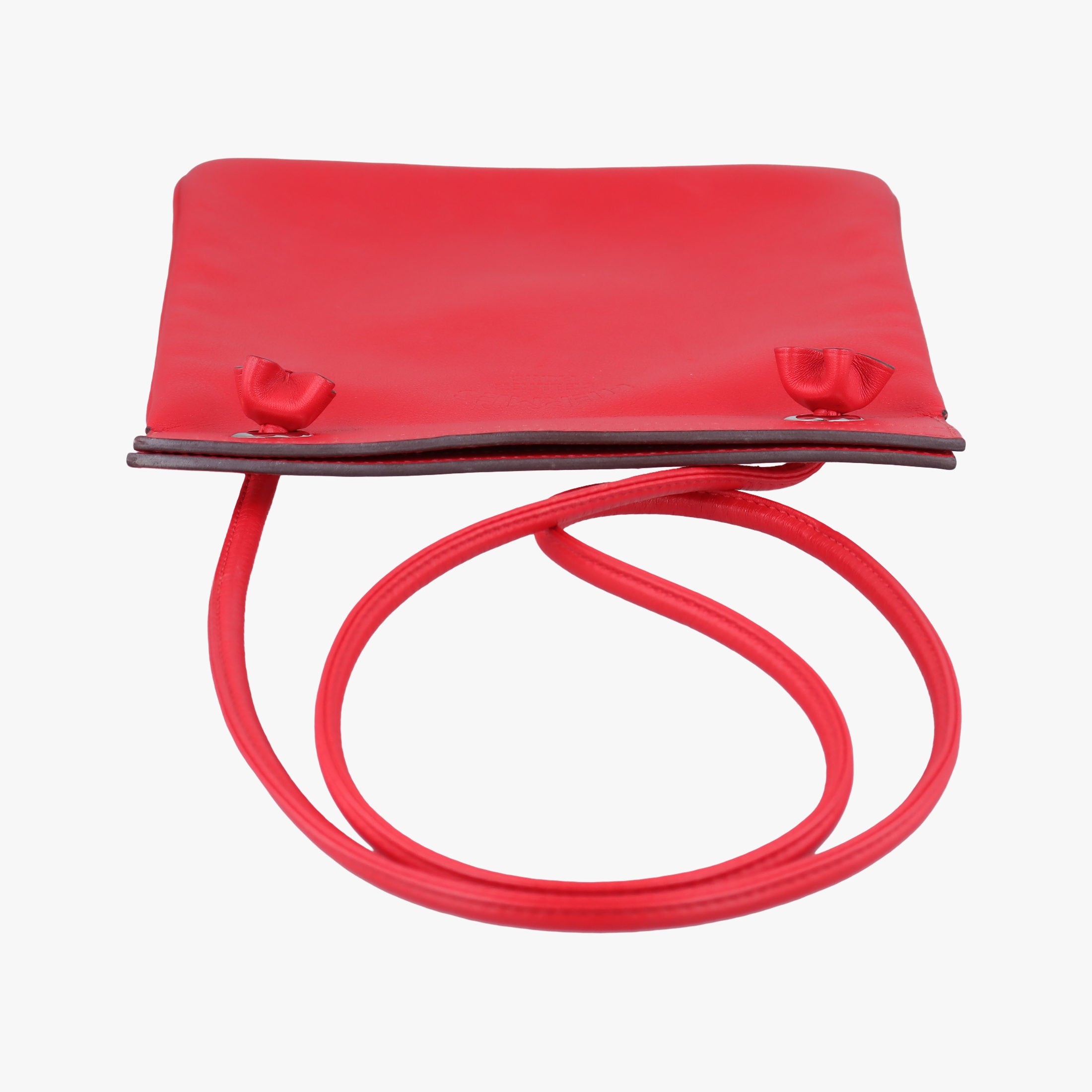 Sac Aline mini Red lambskin D AM 003 UHサック アリーヌ ミニ レッド ラムスキン D AM 003 UH