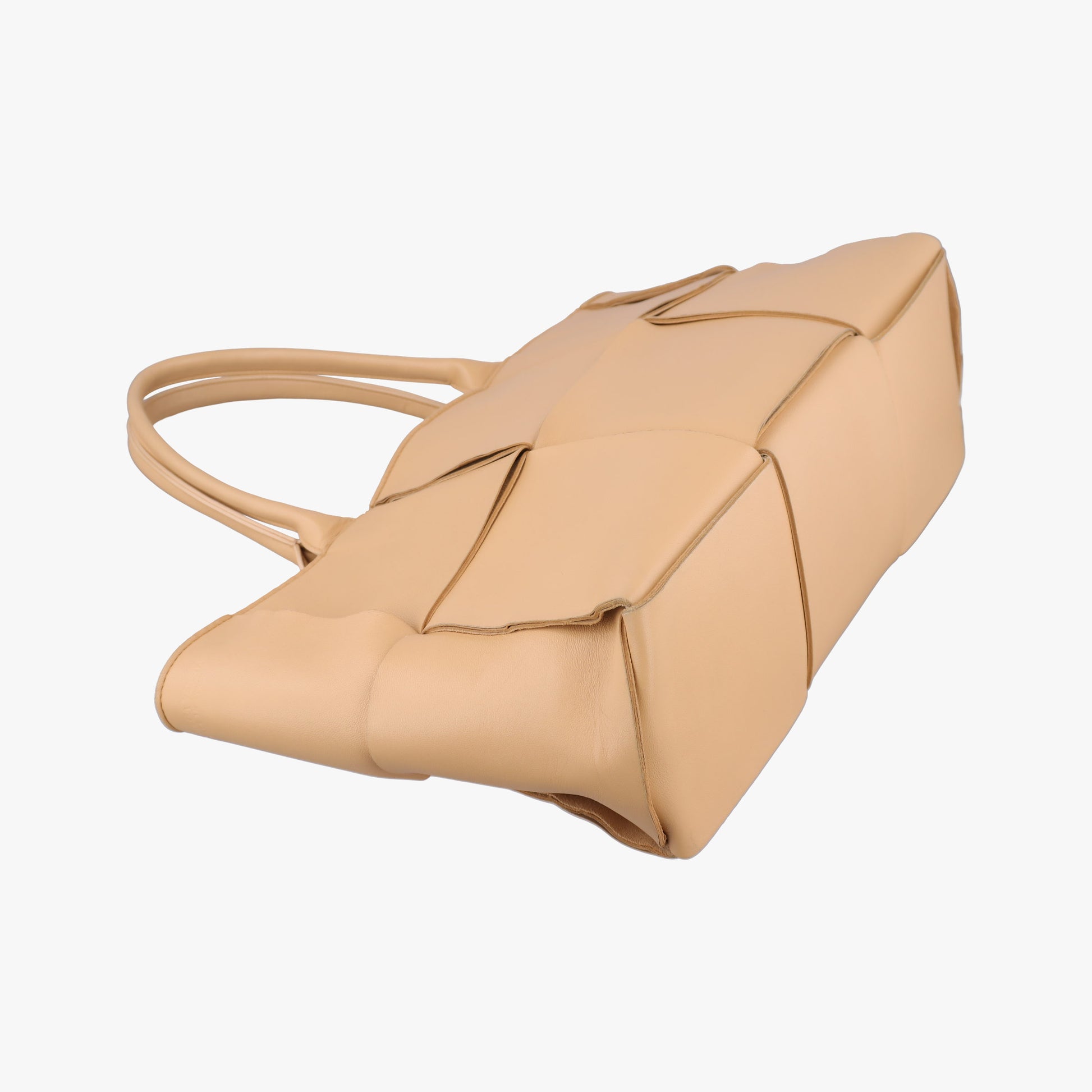 THE ARCO Tote khaki lambskin B09127227Gミディアム ザ アルコ トート カーキ ラムスキン B09127227G