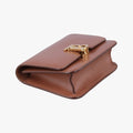 TB structured Brown Leather ITALBSRL239CALTBロゴ ブラウン レザー ITALBSRL239CAL