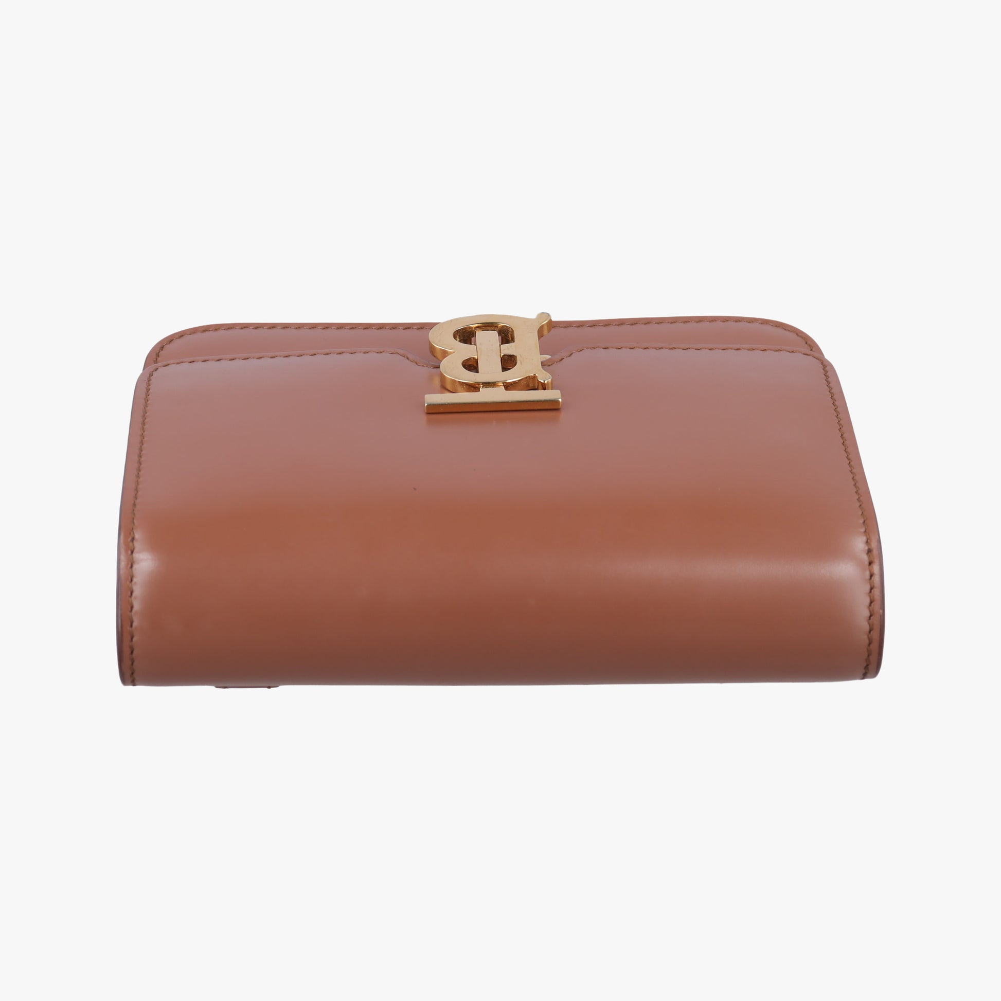 TB structured Brown Leather ITALBSRL239CALTBロゴ ブラウン レザー ITALBSRL239CAL