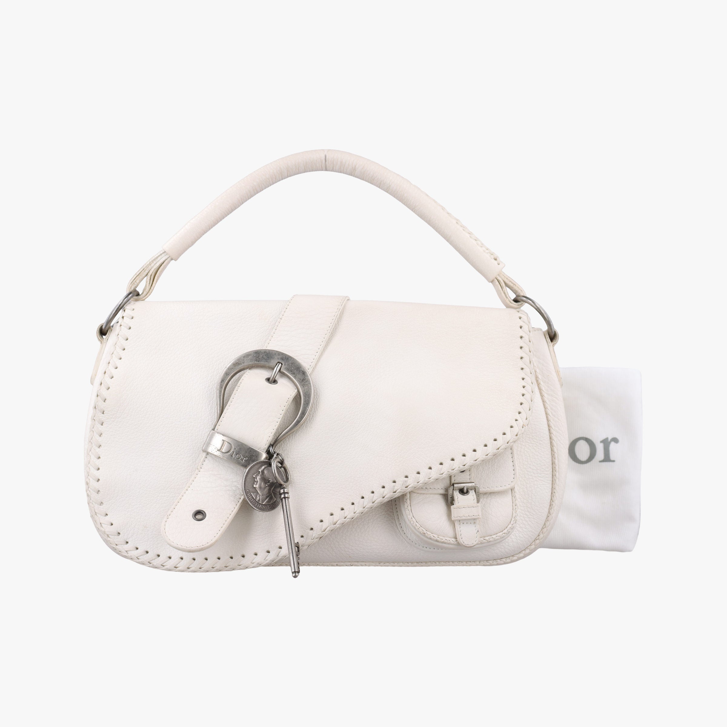 Gaucho White leather 01-RU-0056ガウチョ ホワイト レザー 01-RU-0056