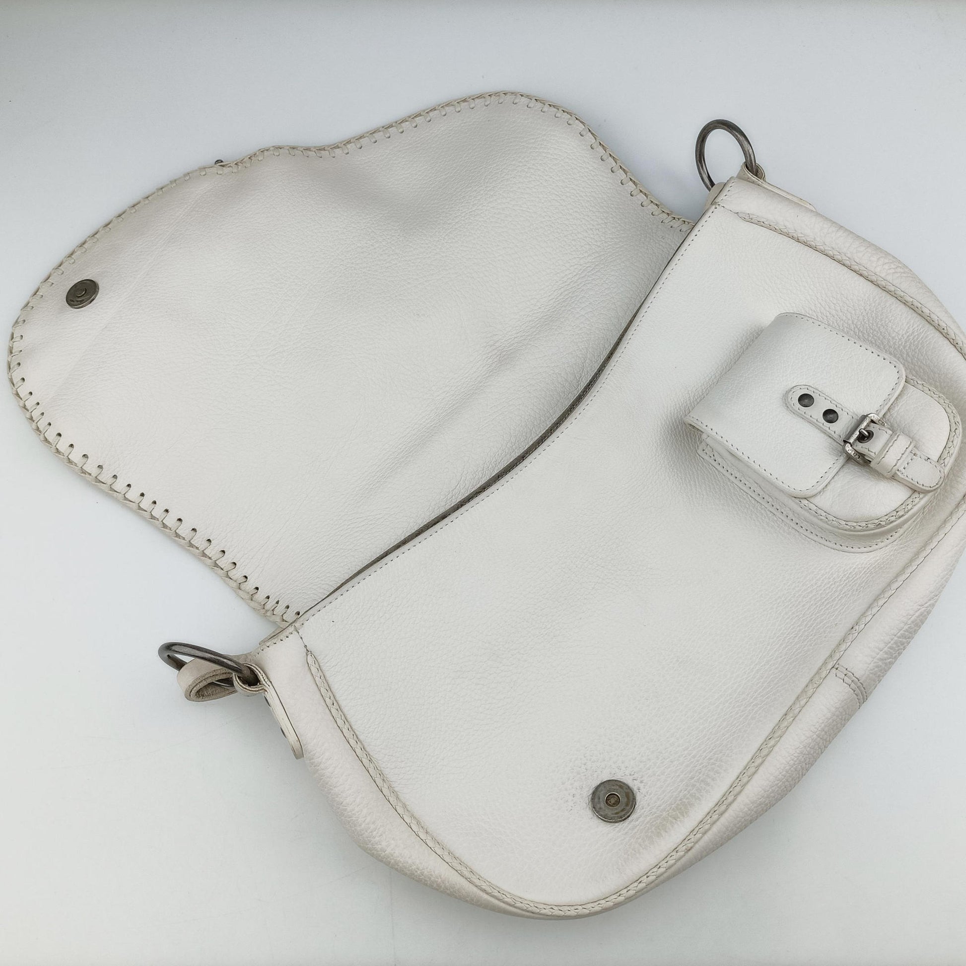Gaucho White leather 01-RU-0056ガウチョ ホワイト レザー 01-RU-0056