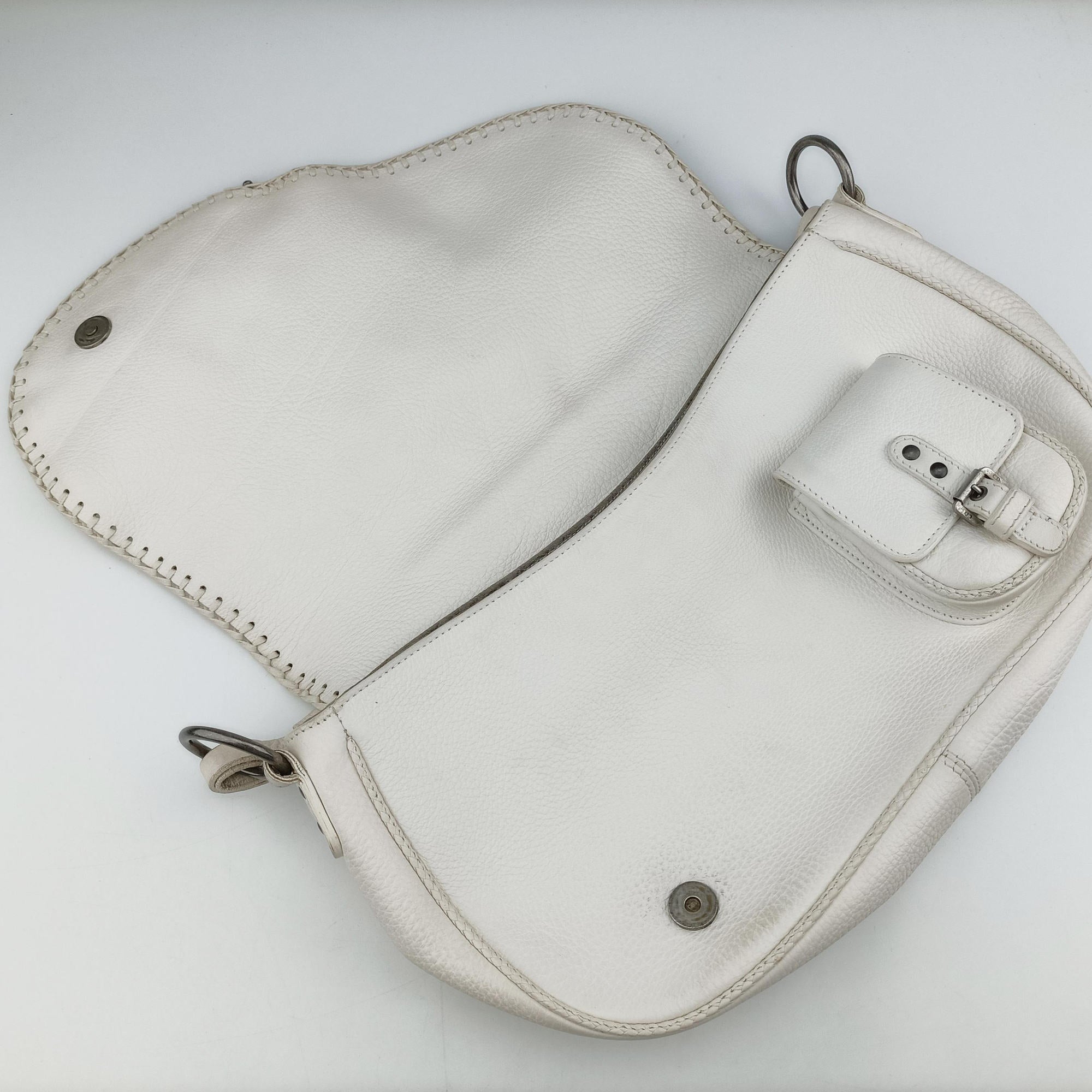 Gaucho White leather 01-RU-0056ガウチョ ホワイト レザー 01-RU-0056
