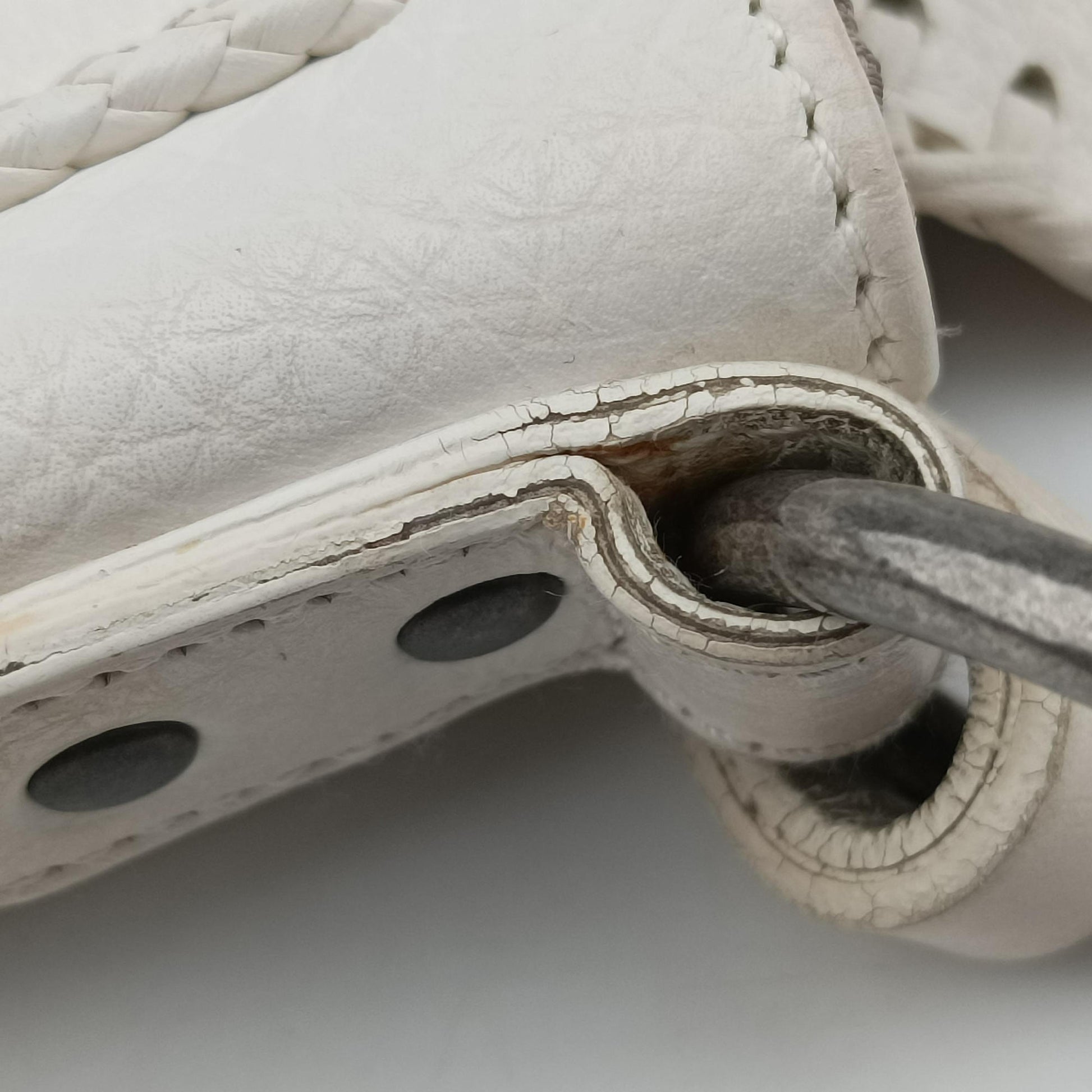 Gaucho White leather 01-RU-0056ガウチョ ホワイト レザー 01-RU-0056
