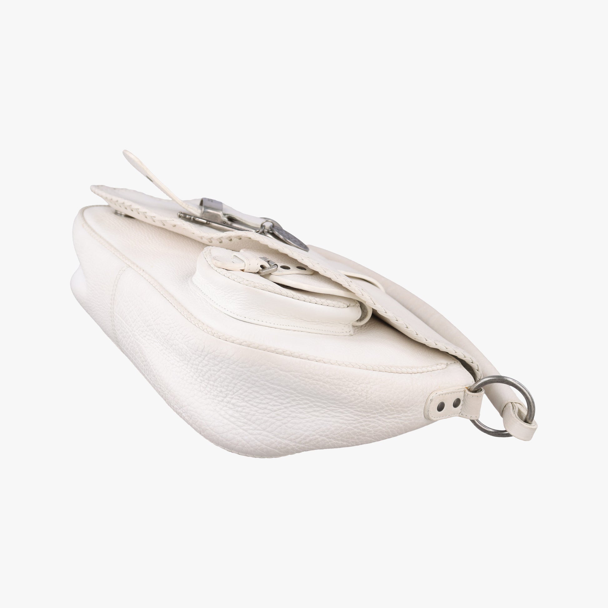 Gaucho White leather 01-RU-0056ガウチョ ホワイト レザー 01-RU-0056