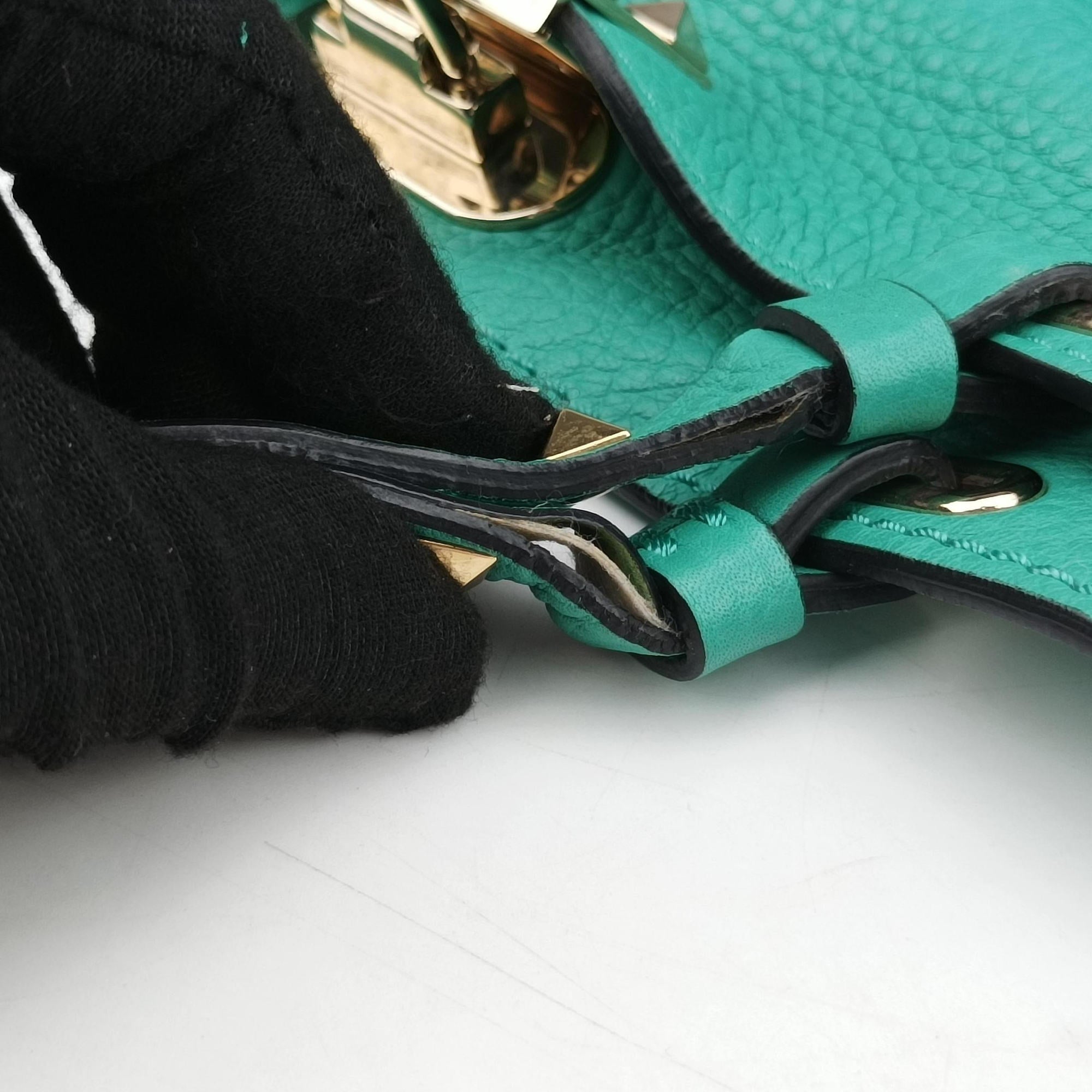 Rockstud BlueGreen Leather BS-G037VSF3ロックスタッズ ブルーグリーン レザー BS-G037VSF3